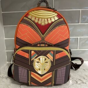 NWT Loungefly Marvel Okoye Black Panther Cosplay mini backpack